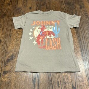 Johnny Cash Tan Graphic Tee